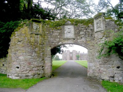 View of Scone Palace from the East Gate.